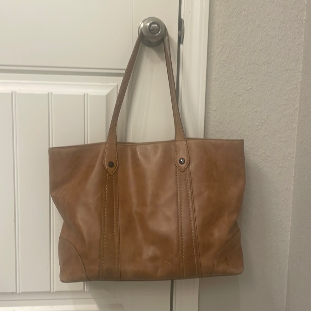 Frye Brown Leather Tote Bag